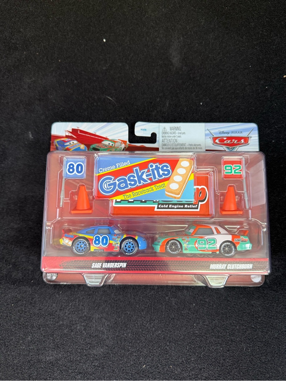 Disney Pixar 2 pack - Sage Vanderspin & Murray Clutchburn Racers